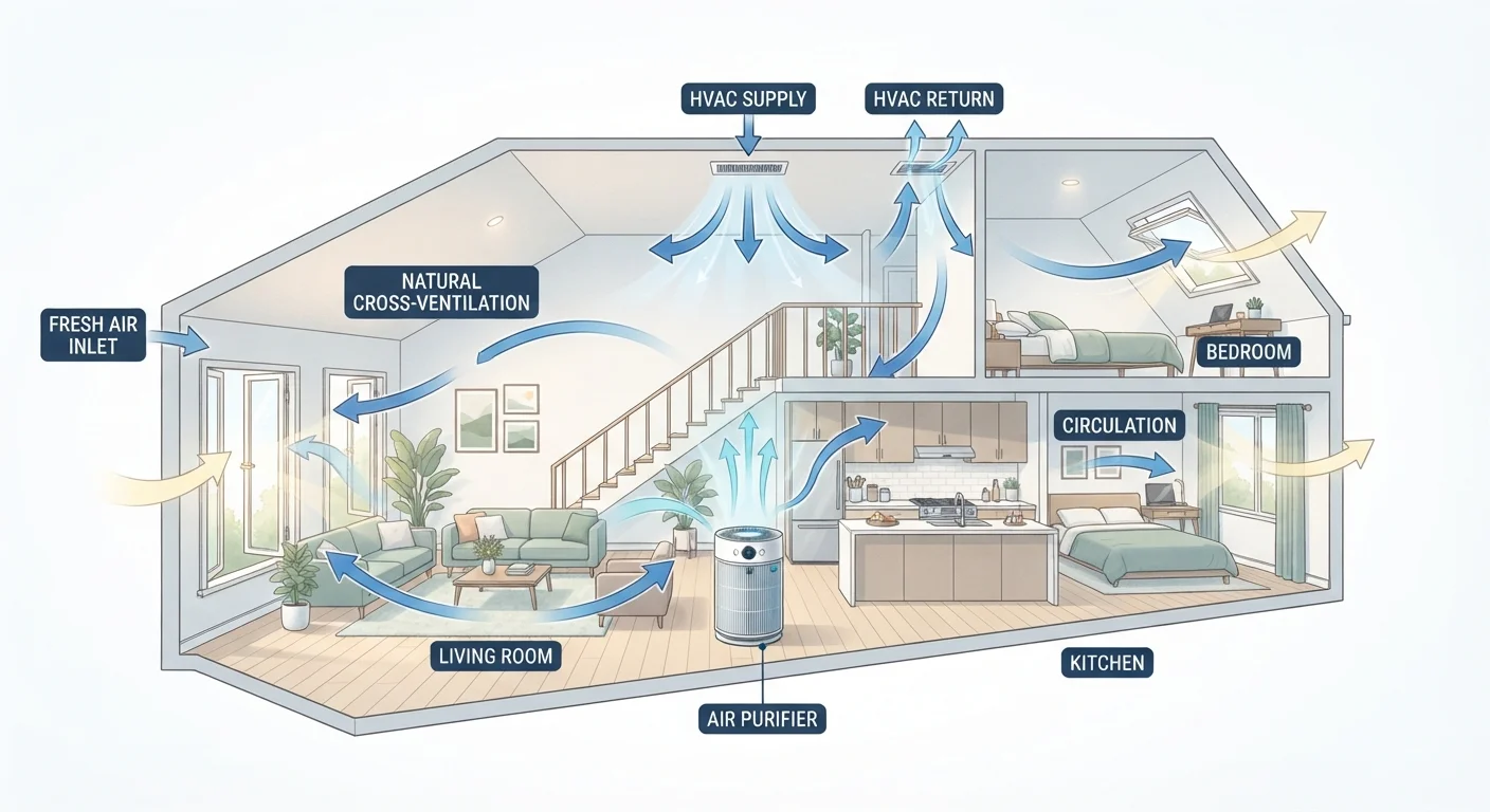 Air Quality at Home: What Ventilation, Humidity, and Filtration Actually Do