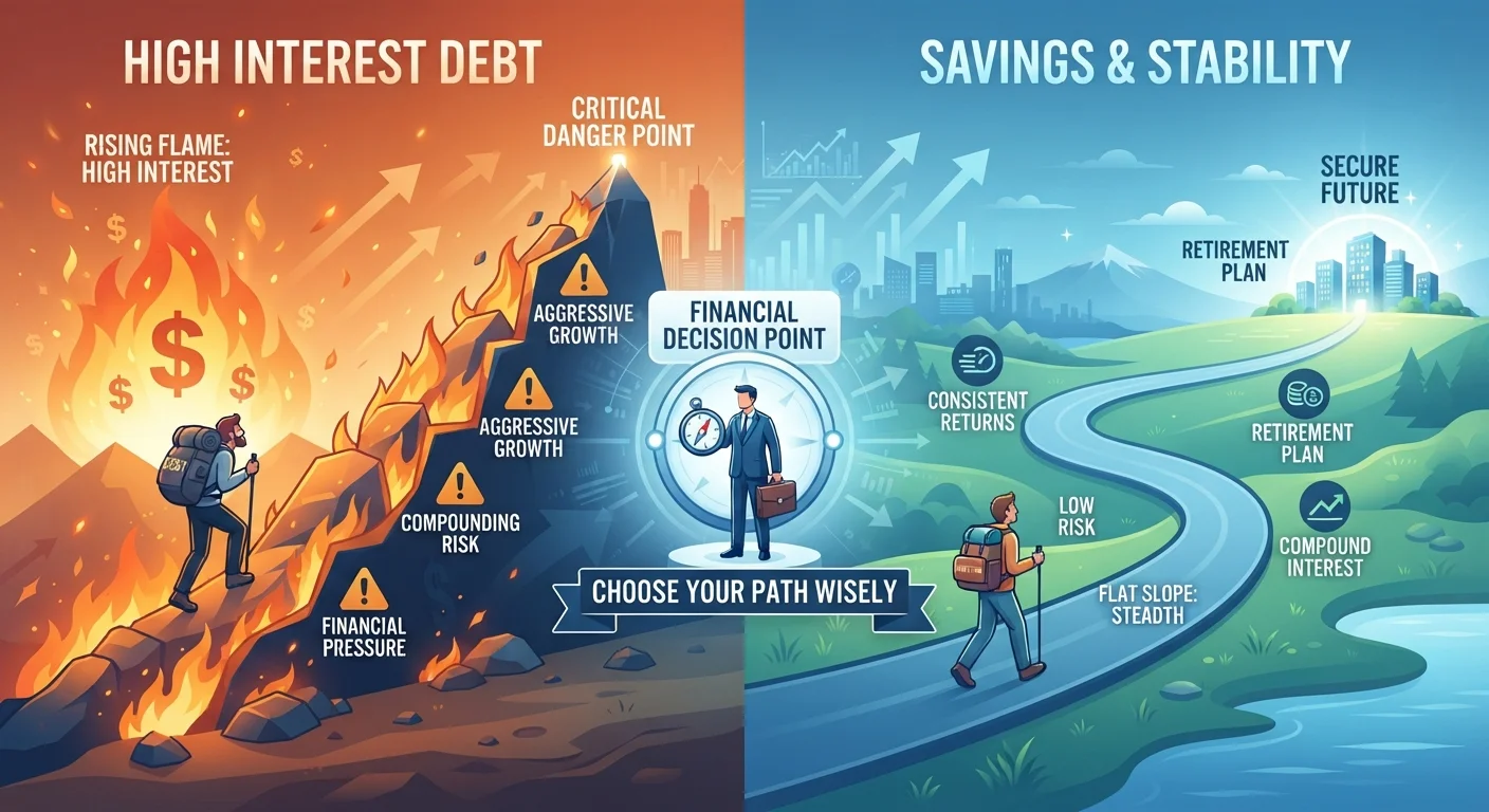 High-Interest Debt vs. Low-Interest Debt: Does the Distinction Actually Matter?