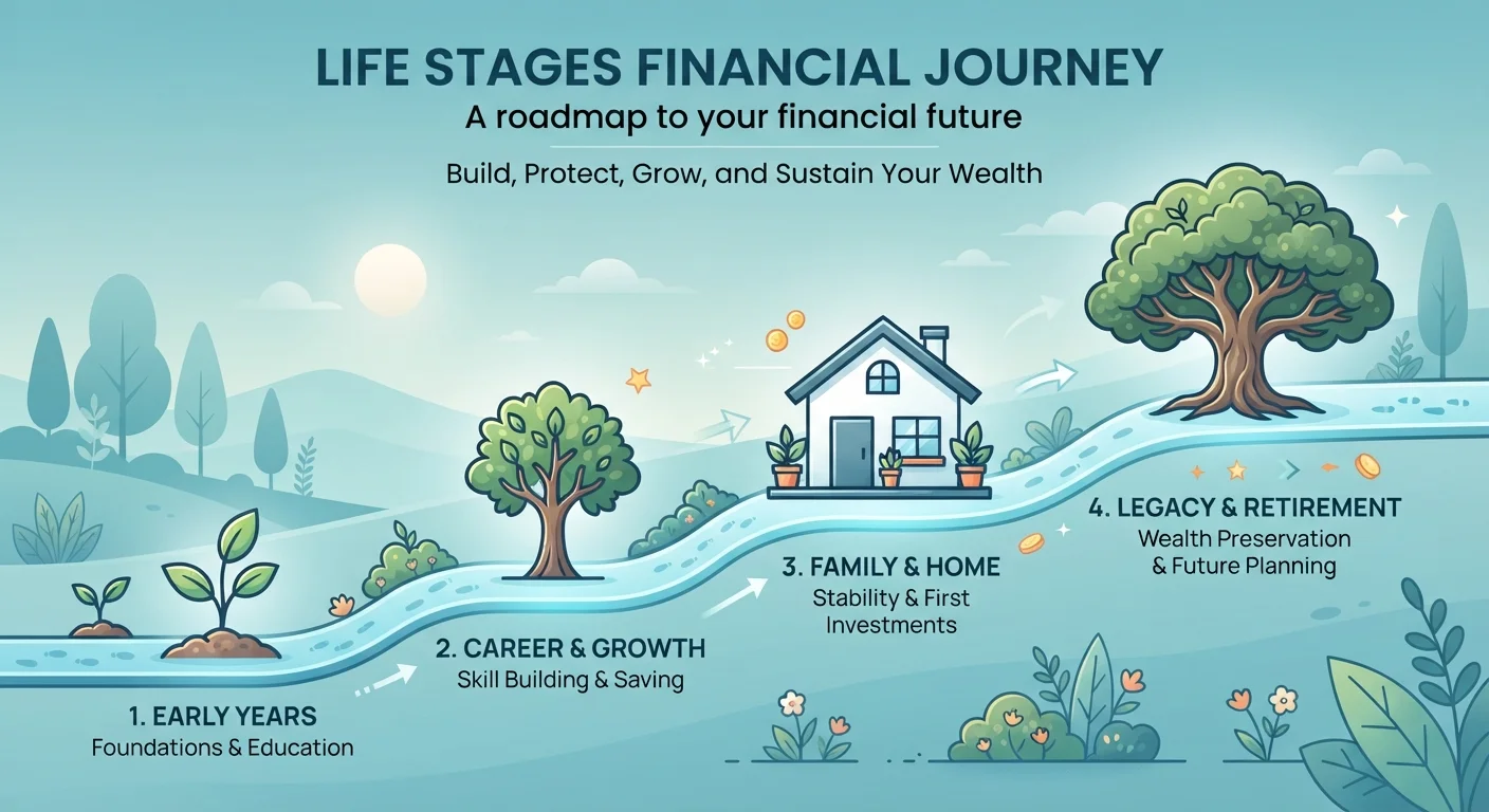 Savings Goals by Life Stage: A General Framework